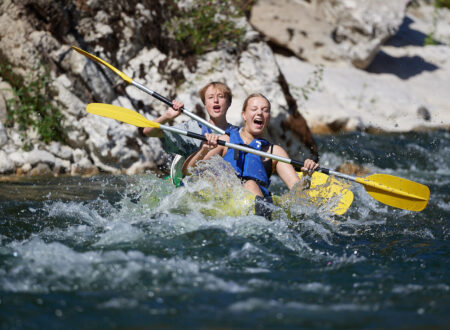 Canoë dans les Gorges de l'Ardèche