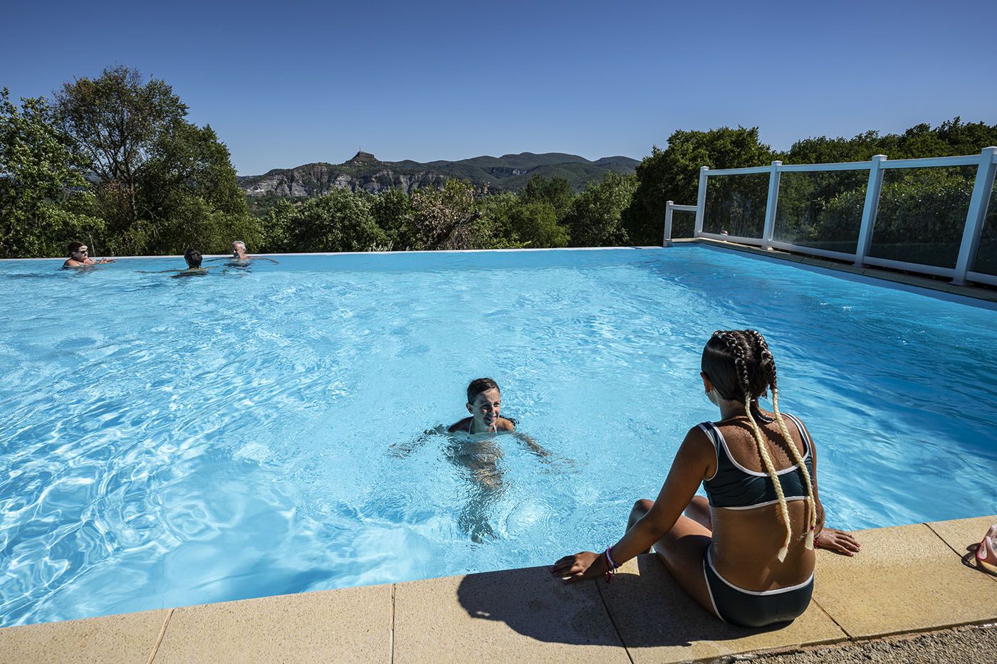 Camping Le Mas de Chavetourte - The swimming pool