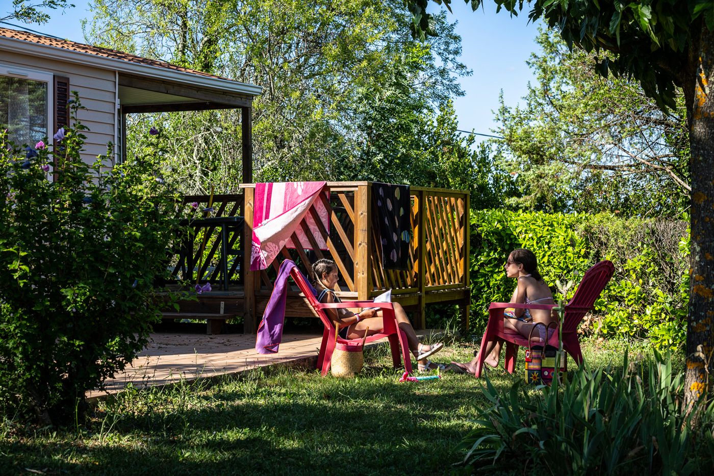 Camping Le Mas de Chavetourte - Confort Mobile Home 4 people