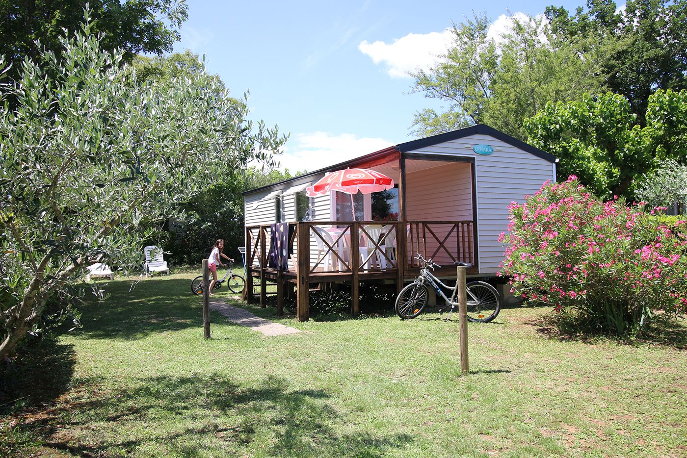 Camping Le Mas de Chavetourte - Confort Famille Mobile Home 6 people