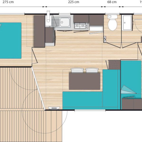 Mobil-Home Confort 4 personnes