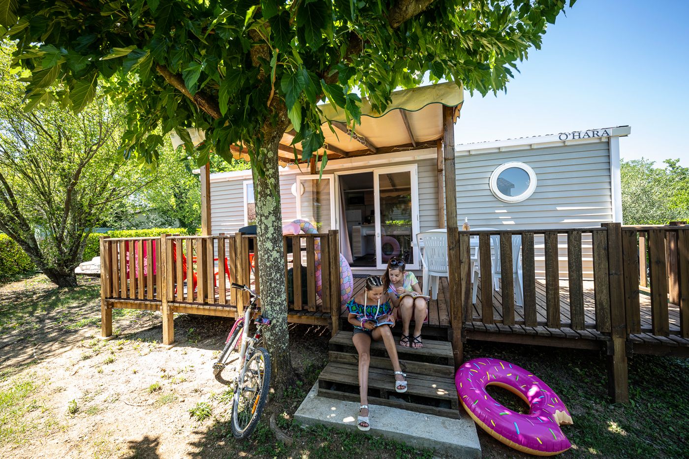 Camping Le Mas de Chavetourte - Premium Mobile Home 4 people